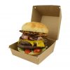 Burgerbox large composteerbaar bruin