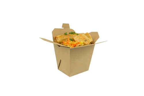 Noodlebox small composteerbaar bruin